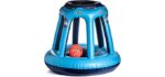 BESTKID BALL Pool Basketball Hoop – Swimming Pool Basketball Hoop Set – Durable PVC Material – Includes Ball, Pump and 2 Needles – Non-Leaky Valves and Easy Installation