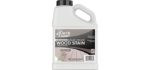 #1 Deck Wood Deck Paint and Sealer - Advanced Solid Color Deck Stain for Decks, Fences, Siding - 1 Gallon (Driftwood Gray)