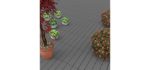 Pure Garden Slat Pattern - Patio and Deck Deck Tiles