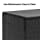 Fit Right Extra Large 120 Gallon Outdoor Storage Box Waterproof, Resin Rattan Deck Box for Patio Garden Furniture, Outdoor Cushion Storage, Pool Accessories and Toys (BLACK)