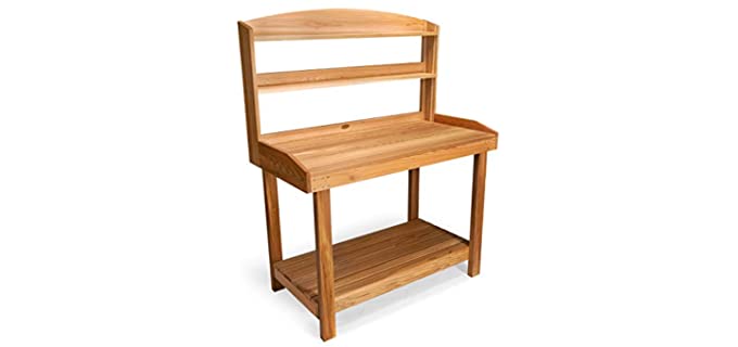 All Things Ceda Wood - Small Greenhouse Potting Bench