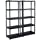 Giantex 2 Pieces 5-Tier Ventilated Shelving Storage Rack, Free Standing Multi-Use Shelf Unit, No Tools Required, 28“L X 15”W X 67“H