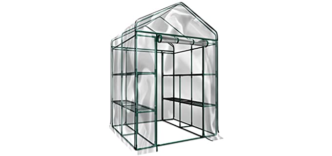 Home-Complete HC-4202 - Walk In Greenhouse Kit