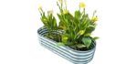 Top Guard Oval - Garden Corrugated Raised Bed