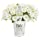 Proven Winners SUPPRW4057524 Supertunia Vista Snowdrift Live Plants, 4 Pack, 4.25 in. Grande, White Flowers