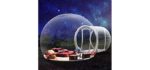 bubble New Stargaze Outdoor Single Tunnel Inflatable Camping Tent with Blower Outdoor Single Tunnel Inflatable Tent Family Camping Backyard Transparent (3 X 5M)