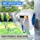 OT QOMOTOP Retractable Garden Hose Reel 1/2” x 100+6.7 FT Retractable Hose Reel Wall Mounted/Auto Rewind/Any Length Lock/180°Swivel/8 Pattern Hose Nozzle/Brass Connector/Garden Watering/Car Washing