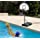 Poolside Basketball Hoop System Pool Water Sport Game Play Outdoor Adjustable YJYDD