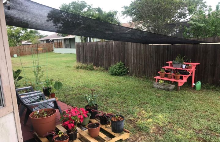 Using the excellent black greenhouse shade cloth from Winemana