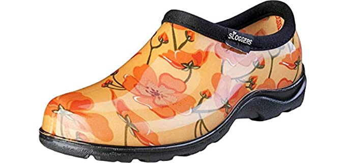 Sloggers Women's Waterproof Rain and Garden Shoe with Comfort Insole, California Dreaming Size 8, Style 5116CAD08