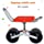 Garden Cart Rolling Scooter with Seat/Wheels, Seat 360° Rotation for Weeding, Gardening and Outdoor Lawn Care Moving Stool Work Chair
