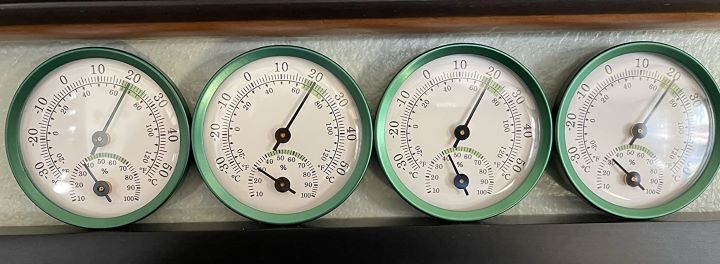 Using the portable greenhouse thermometer and hygrometer from Tentop
