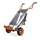 WORX WG050 Aerocart 8-in-1 2-Wheel Wheelbarrow/Garden Cart/Dolly, Orange, Black, and Silver, 18