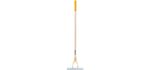 True Temper 2914000 Adjustable Thatching Rake with 54 in. Hardwood Handle with Cushion Grip, 15 Inch, Brown