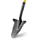Spear Head Spade Gardening Shovel with Steel Reinforced Fiberglass Handle, Cushioned D-Grip and Sharp Hardened Steel Blade, Award Winning Spade, Model SHFD3 Yellow
