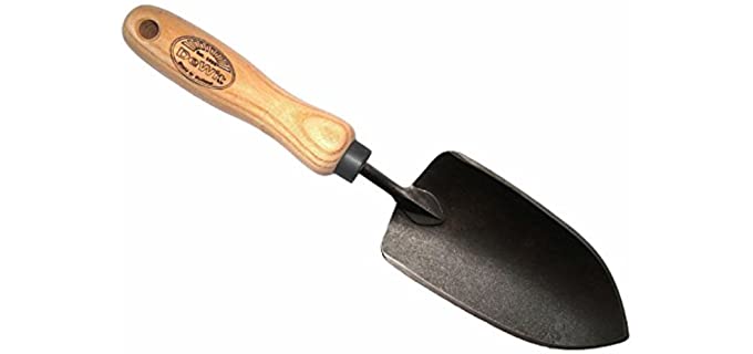 Tierra Garden DeWit Forged Hand Trowel, Garden Tool for Roots and Planting, Standard (31-3000)