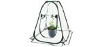 Comlax Mini Greenhouse Pop up Plant Grow House Portable for Indoor & Outdoor Garden Backyard Flower Pot Cover/Shelter 28