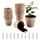 Cosweet 50 Pcs Peat Pots, Plant Seedling Saplings & Herb Seed Starters Kit, Vegetable Tomato Seed Germination Trays, 100% Eco-Friendly and Biodegradable with Bonus 10 Plant Markers