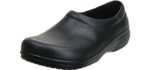 Crocs Unisex Men's and Women's On The Clock Clog | Slip Resistant Work Shoes, Black, 10 US