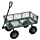 Juggernaut Carts - GW3418-GR Steel Utility Garden Wagon, 400 lb. Load Capacity, 21-3/4