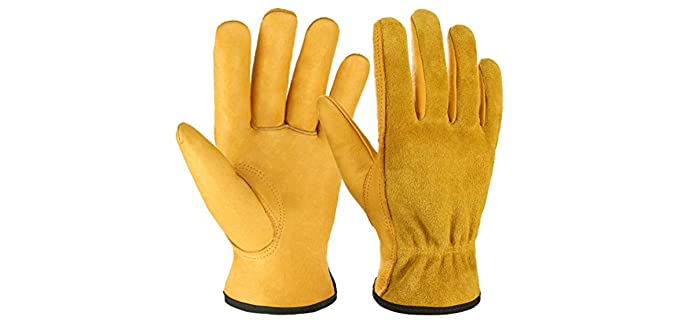 Ozero Leather - Gardening Gloves