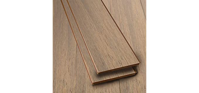 SELKIRK Hardwood Bamboo Flooring Planks Solid Strandwoven Uniclic Locking System Maxwell SK55590 Sample