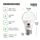 Sunco Lighting 4 Pack A19 LED Bulb with Dusk-to-Dawn, 9W=60W, 800 LM, 3000K Warm White, Auto On/Off Photocell Sensor - UL