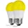 TCP 5 Watt LED Yellow Bug Light Bulbs | Energy Efficient (40W Equivalent) | A15 Yellow Bulb E26 Base | Non-Dimmable | Pack of 2