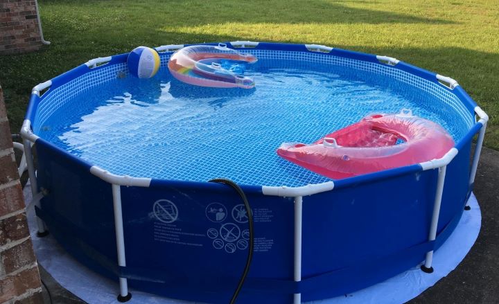 Confirming how useful and convenient the above-ground pool pad