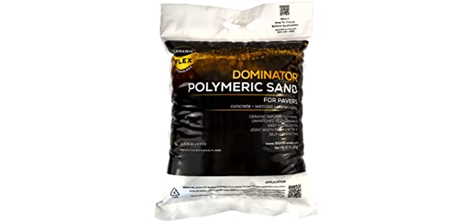 40 Pound, Natural Ivory Joint Stabilizing for Pavers, DOMINATOR Polymeric Sand with Revolutionary Ceramic Flex Technology for Joints up to 4”, Professional Grade Results