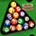 Benfu Mini Table Billiards Game, Home and Office Desktop Billiards Game, Including Pool Table 15 Colorful Balls, 1 Cue Ball, 2 Billiard Sticks, 1 Chalk Triangle Cube (14inches)
