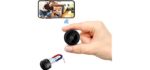 Mini Spy Camera Hidden Camera, WiFi Spy Cam Portable Nanny Cameras HD 1080P Wireless Small Camera Monitor Cam with Motion Detection for Home Security and Outdoor
