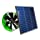 QuietCool 40 Watt Solar Powered Gable Mount Attic Fan
