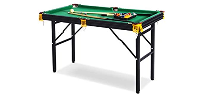 Rack Leo 4-Foot Folding Billiard/Pool Table