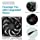 Solar Panel Fan Kit Waterproof Solar Powered Dual Fan 10W 12V Solar Exhaust Fan for Chicken Coop, Greenhouse, Dog House, Shed, Pet Houses, Window Exhaust, DIY Cooling Ventilation Projects