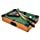 Srenta Mini Pool Table - Mini Tabletop Portable Billiards Game for Adults, Kids, and Toddlers - Single Set