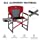 TIMBER RIDGE Lightweight Oversized Camping Chair, Portable Directors Chair with Side Table for Outdoor Camping, Lawn, Picnic and Fishing, Supports 300lbs (Red)