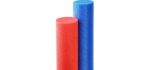 Deluxe Floating Pool Noodles Foam Tube, Super Thick Noodles for Floating in The Swimming Pool, Assorted Colors, 52 Inches Long (2-Pack)