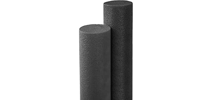 Floating Pool Noodles Foam Tube, Thick Noodles for Floating in The Swimming Pool, Assorted Colors, 52 Inches Long (Black)