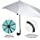 G4Free UPF 50+ Adjustable Beach Umbrella XL with Universal Clamp for Chair, Golf Bags, Stroller, Wheelchair, Bleacher, Patio(Lake Blue)