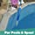 GAME 4855 Manual Handheld Swimming Pool and Spa Vacuum Cleaner, For Minor Debris, Simple Pump Action