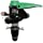 Rain Bird P5R Plastic Impact Sprinkler, Adjustable 20° - 360° Pattern, 25' - 41' Spray Distance