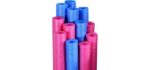Robelle Pool Water Noodles Blue and Pink 12-Pack
