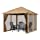 MASTERCANOPY 10x10FT Outdoor Patio Gazebo Canopy with Mosquito Netting for Lawn,Garden,Backyard and Deck (Khaki)